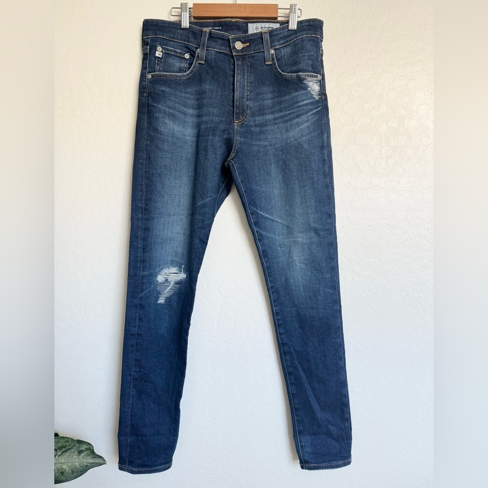 AG The Farrah Skinny Jeans 29 Dark Wash - Picture 3 of 8
